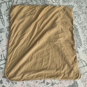 Quincy Mae organic Cotton Double Sided Swaddle Blanket in Mustard Yellow